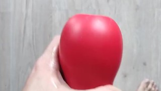 Big uncut cock fuck a fleshlight and cum hard