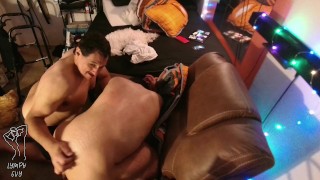 Nurse Daddy sends Latino Boy w Rare Disability into Sexual Bliss - Facial & Ass Eating