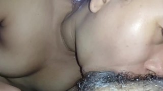 tightly squeezing my mouth and throat to the stem of the cock drooling a lot feeling the cock grow🤤
