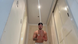 Honey I shrunk the stepson trapped in armpit