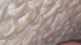 Oops! Got cum everywhere. Lick it off?