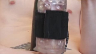 Letting a robot fuck me - the handy automatic sex toy