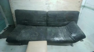 Cleaning the basement couch and then masturbating E Play stream 05-07-23