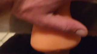 Big white dick masturbation