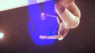 Yaoi Femboy - Green hair handjob