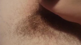 Morning edging with precum