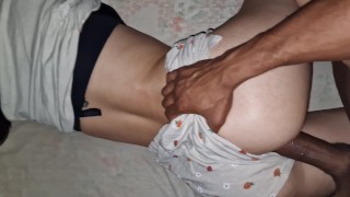 good fuck with my brother-in-law in my boyfriend’s bed when he left for work