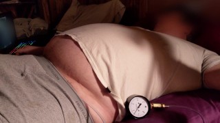 Double Teamed - Belly Inflation with two compressors and a bike pump