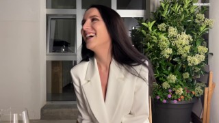 I cum hard in a restaurant on the first date (LOVENSE REMOTE)