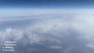 Реальная мастурбация в самолете ✈️☁️