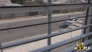 Old Gay Daddy Has Fun With Younger Str8 Cock