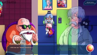 ANDROID 21 BOOBJOB WITH CUM ON FACE FINAL | KAME PARADISE 3 #1