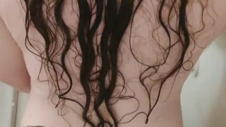 Femboy slut does anal in the shower