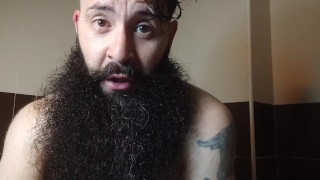 Best hairy balls on pornhub. Bearded guy with hairy body stroking hard