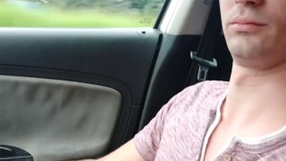 Public masturbation in my car when I am driving