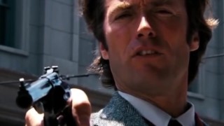 Dirty Harry, but naked...