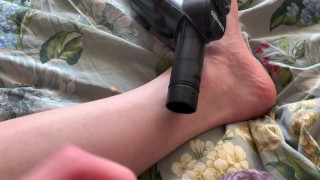 I'm playing with my stepsister's panties while no one is home