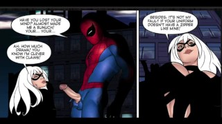 Spiderman and CatWomen Affair