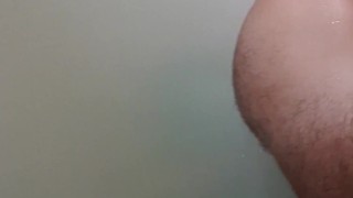 Fit hairy farm lad self DP with 2x FAAK dog knot dildo then deep with humongous horse dildo til cum