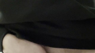 playing with myself in an airplane bathroom