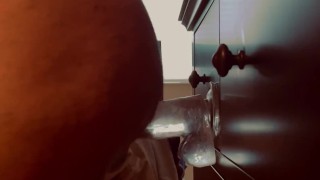 Smashing a 10 Inch Dildo in my Ass