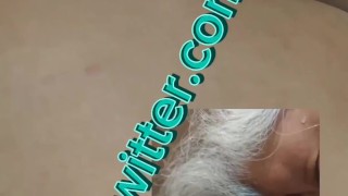 Daddy takes cum on his face