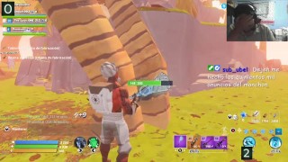Fortnite hombre fuerte y musculoso