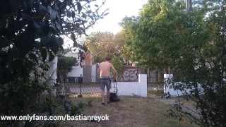 Spying on my Hot Gardener Until he Found me.