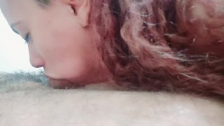 I love to fill my mouth with a hard cock,throat fucking until he fills it with his thick creampie