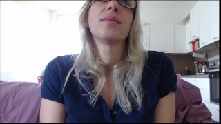 ITALIAN MILF relaxes her student with the sexiest JOI video you will ever see (REAL ITALIAN MILF)