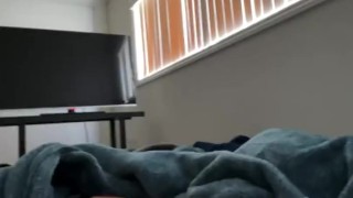 My friends GF  touching her and she get so WET