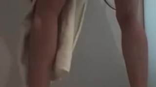 Drying Off My Dick And Arse