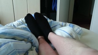 Schwarze Sneaker Socken