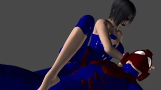 Spidergirl mistress femdom mixed fight superhero 3d Part 2