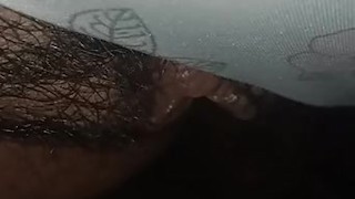 Follada casera con latina amateur con bragas blancas