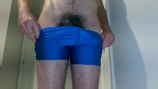 Cock Edging in Tight Shorts