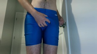 Cock Edging in Tight Shorts