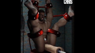 Chris Redfield and Fuck Machine (Blender/SFM)