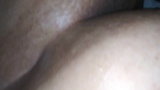SSBBW getting cum pushed in her pussy