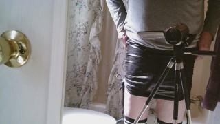 Skirt and cock
