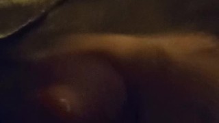 Big cum shot into towel