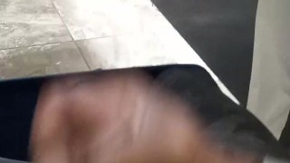 BBC jerking at work