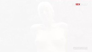 Sexy Blondie Daisy Lee Pissed On Her Tits Then Banged Doggy In The Forest - VIP SEX VAULT