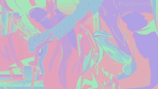 Gay couple in nightclub cartoon porn