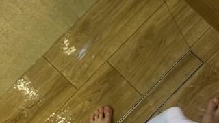 Hot twink shower (jerking off - big cumshot) YOU MUST SEE IT!