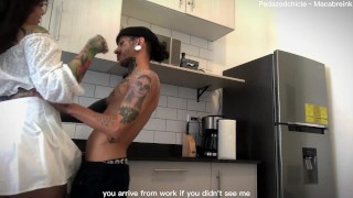 me follo a mi hermanstra en casa de su mejor amiga