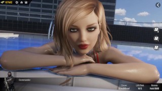 War And Roses - Part 5 - Babe At The Pool By LoveSkySan69