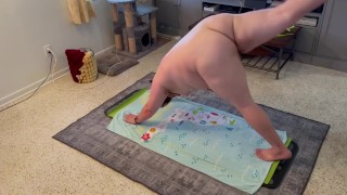 Fat Bear Does Naked Yoga - Full vid and huge cumshot bearnakedbryce on OnlyFans