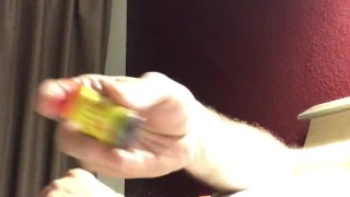 Rubbing one out while poppered up