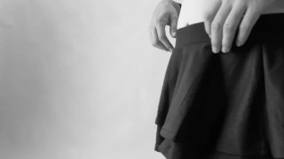 Pale Sissy Shows Off His New Outfit...😳